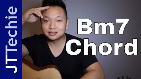 How To Play Bm7 Chord On Acoustic Guitar B Minor 7 Bar Chord Youtube