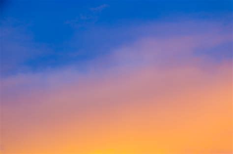 Blurred Sky During Sunset Gradient Background Stock Photo Download