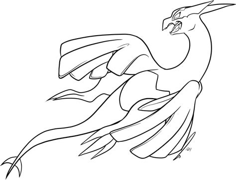 Lugia Pokemon Coloring Pages Coloring Pages