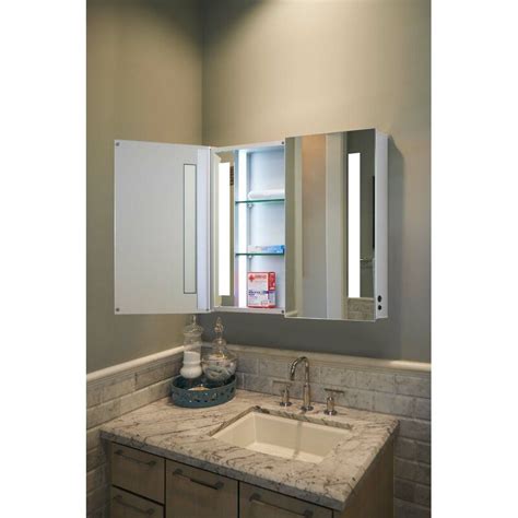 Zebediah 16 W 20 H Recessed Frameless Medicine Cabinet With Mirror