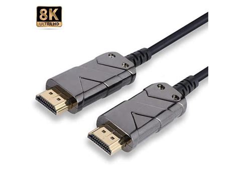 8k Hdmi 21 Fiber Optic Cable 75ft Cl3 Rated Supports 48gbps Ultra High