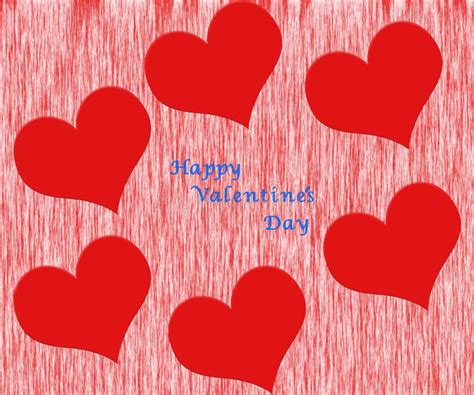 Valentines Day Hearts Theme Background Card Design Stock Illustration