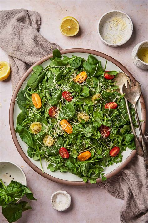 Arugula Spinach Salad A Full Living