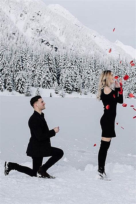 romantic winter proposal ideas wedding estates