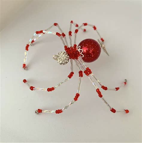 Christmas Spider Ornament Etsy Christmas Spider Christmas Crafts