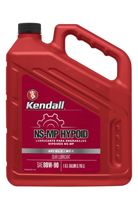 Kendall® Ns Mp Hypoid Gear Lubricant 80w90 Oil And Energy