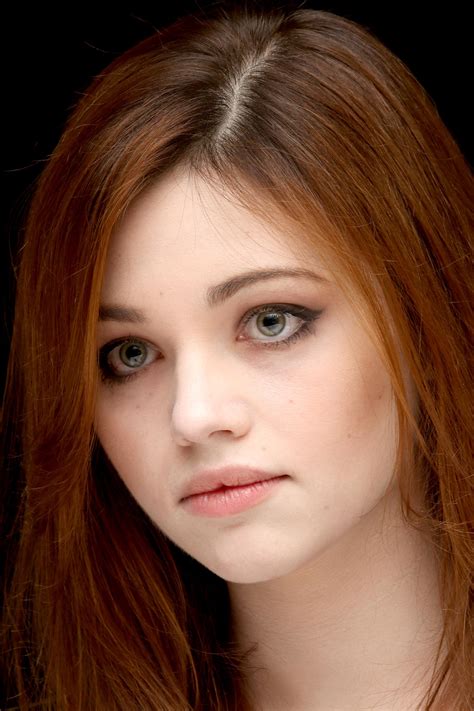 India Eisley Sexy Braless At The Press Conference For I Am The Night