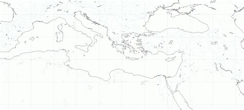 Blank Map Of The Mediterranean Adams Printable Map