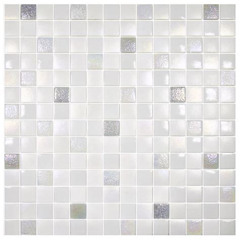 Obklad Mozaika Skleněná Bílá Texturas Ice