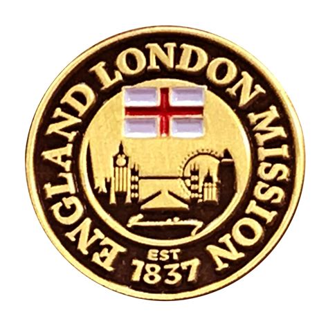 England London Mission Lapel Pin Lds Etsy