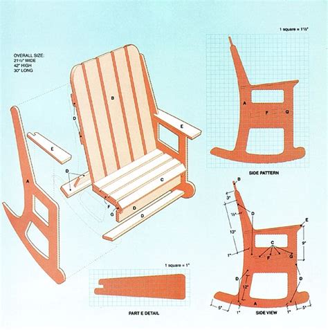 Wood Rocking Chair Plans How To Build An Easy Diy Woodworking