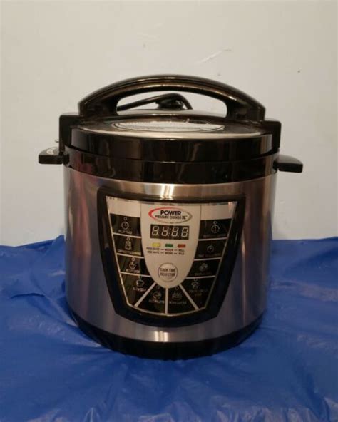 Power Cooking Pressure Cooker Xl 6 Quart Silver Ppc770 Ebay