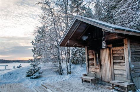 The Smoke Sauna At Lehmonkärki Resort Here In The Land Of A Thousand