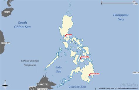 Detailed Philippines Islands Map