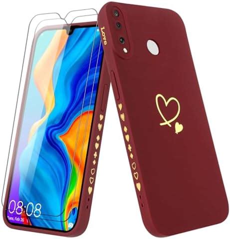 Vauki Cover Con 2 Pezzi Vetro Temperato Per Huawei P30 Lite Nova 4e