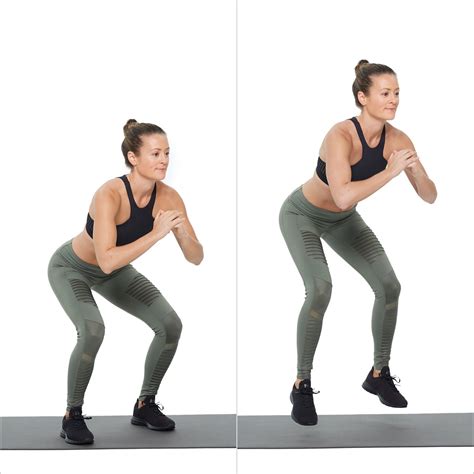 how to do squat hop and hold popsugar fitness uk