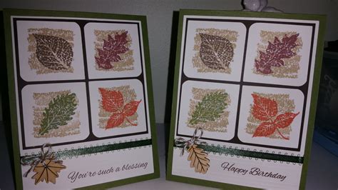 Fall Themed Card Using Autumn Wishes Stamp Set From Gina K Designs