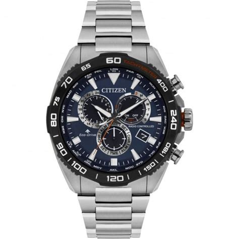 Citizen Gents Eco Drive Promaster Perpetual Chrono A T Stainless Steel