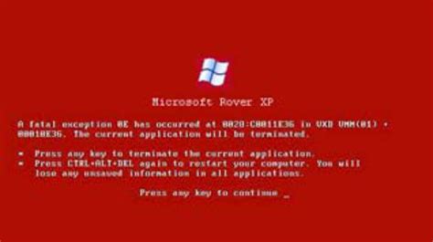 Microsoft изобрел красный экран смерти Podrobnostiua
