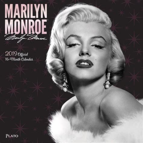 Marilyn Monroe 2019 Square Wall Calendar Plato Calendars