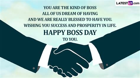 Happy Boss Day Wishes Greetings Thank You Messages National