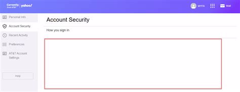 Yahooatt Email Account Security Page Is Blank Atandt Community Forums