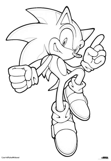 Super Sonic Coloring Pages Free Printable Super Sonic Coloring Pages