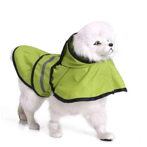 Fashion Pet Rainy Days Slicker Raincoat For Dog Waterproof Dog Raincoat