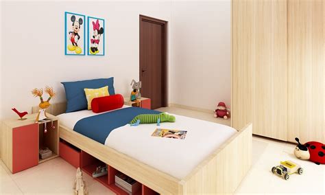 When the walls and ceilings are painted the same color. Buy Contemporary Elegant Kids Bedroom online in India ...