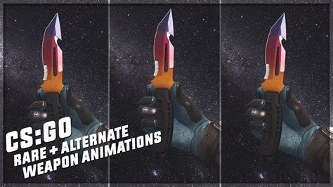 Csgo All Rare Alternate Weapon Animations Showcase Youtube