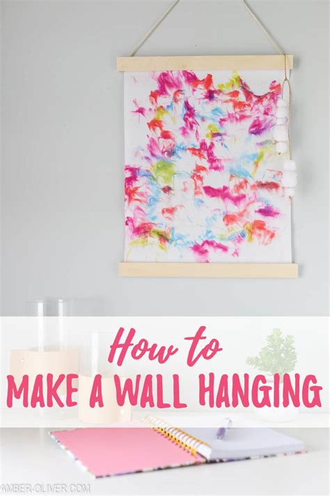 How To Make A Simple Diy Wall Hanging Easy Diy Wall Hanging Wall