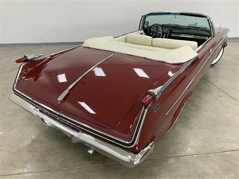 1962 Chrysler Imperial Crown 55304 Miles Burgundy Convertible Automatic