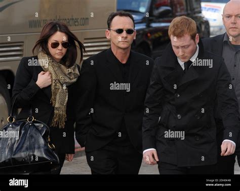Lacey Turner Perry Fenwick And Charlie Clements Attend The Funeral Of Wendy Richard At St