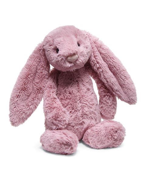 Jellycat Medium Bashful Bunny Stuffed Animal Tulip Pink Neiman Marcus
