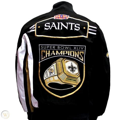New Orleans Saints Super Bowl Champions Twill Jacket 2014 Nfl Apparel