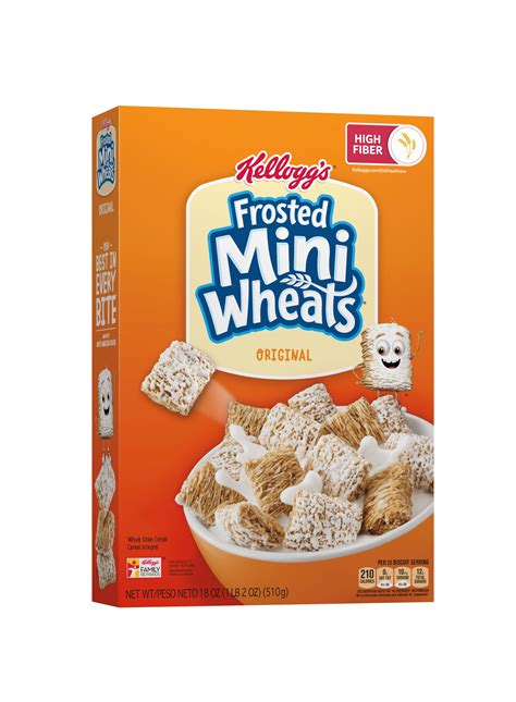 Kellogg S Frosted Mini Wheats Breakfast Cereal Oz Walmart