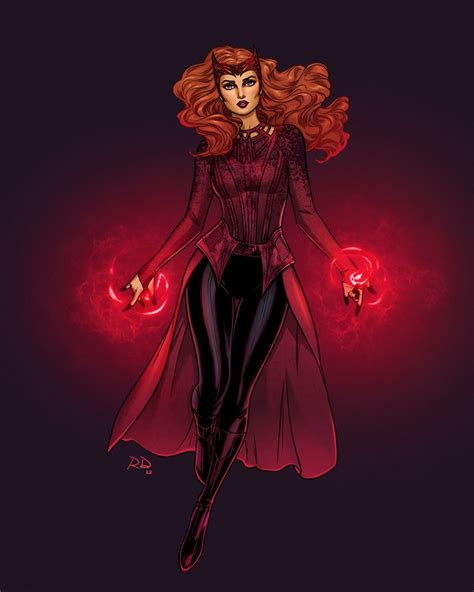 SCARLET WITCH MULTIVERSE OF MADNESS Russell Dautermanのイラスト