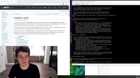 George Hotz Programming Installing Arch Linux Real Noob Ish Youtube