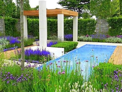 Pool Surrounded By Garden Garden Chic Dream Garden Garden View