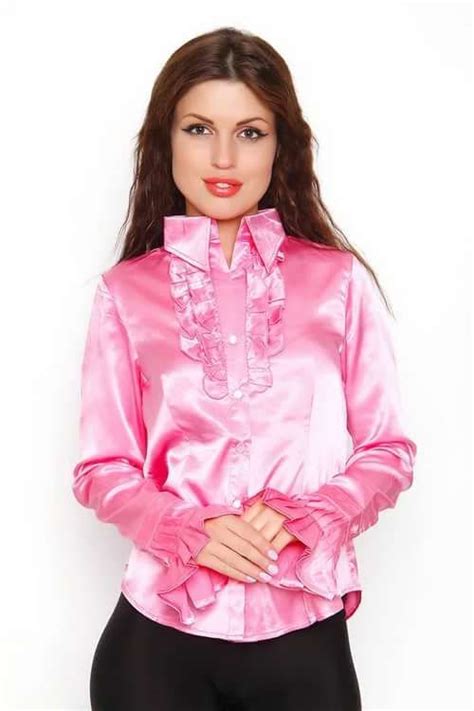 атласные блузки lady like тыс изображений найдено в Яндекс Картинках Satin blouses Frilly