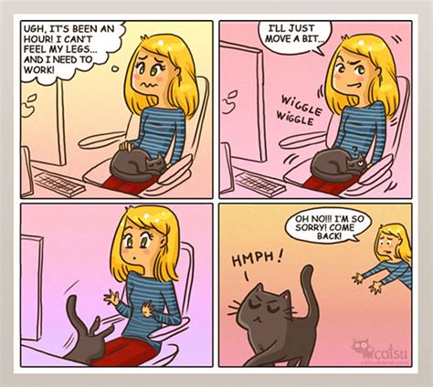 15 Comics Show Why Its Never Boring To Live With A Cat Demilked