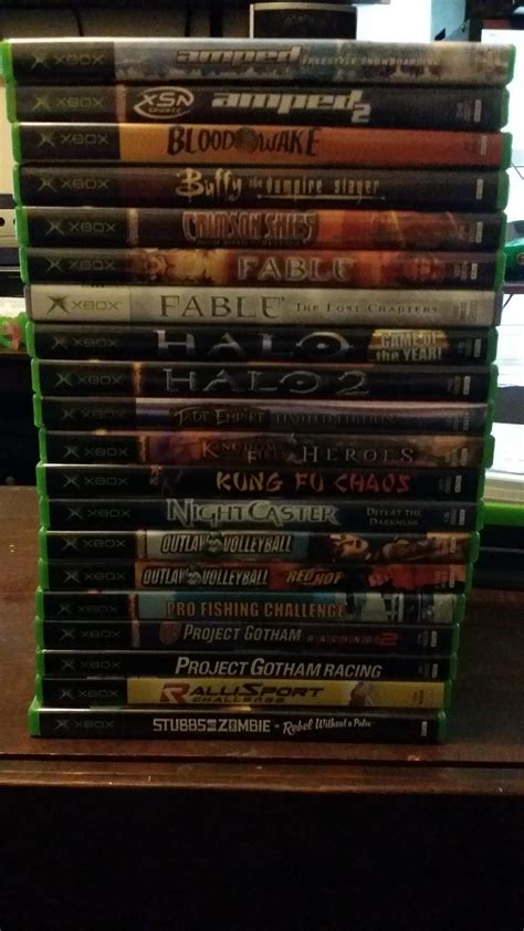 My Small Original Xbox Exclusive Games Trying To Get All