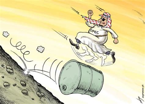 Oil Price Slide By Rodrigo Business Cartoon Toonpool