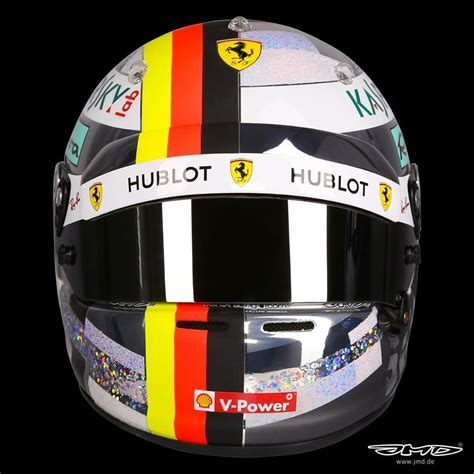 If you want cars and drivers from past seasons (or vintage world champions) then please browse through our formula. Sebastian Vettel's Singapore GP 2018 helmet. #Arai #jmd ...