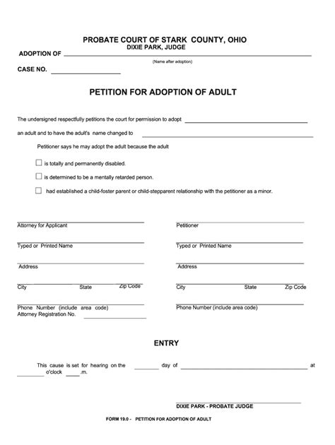 adoption papers fill out and sign online dochub