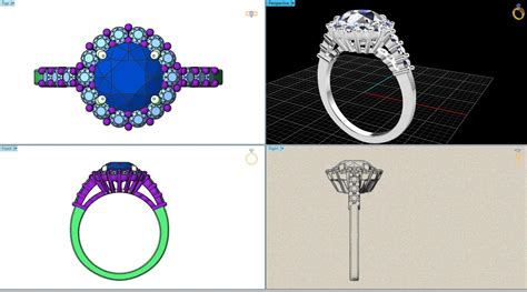 Custom Engagement Ring Custom Ring Design 3d Cad Design A Ring