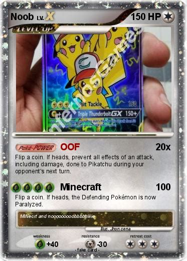 Pokémon Noob 1269 1269 Oof My Pokemon Card