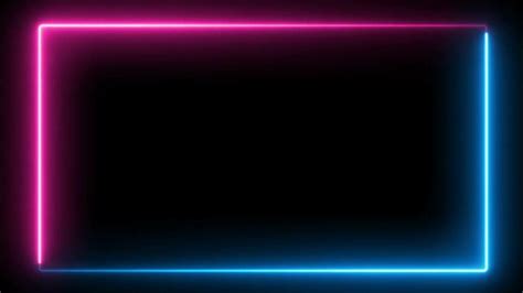 Abstract Neon Frame Fluorescent Light Loop Animation Sbv 334158495 Hd