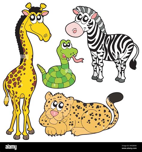 Zoo Animals Collection 2 Stock Vector Image And Art Alamy