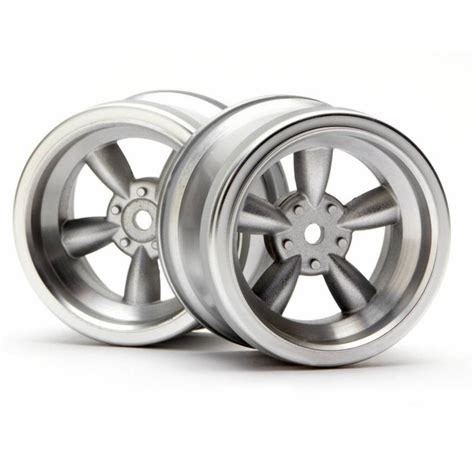 Hpi3820 Vintage 5 Spoke Wheel 31mm 6mm Offset Matte Chrome Michael